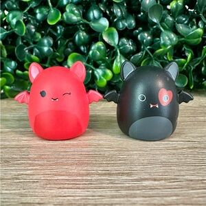 Squish-a-longs by Squishmallows Valentines Bat Bundle